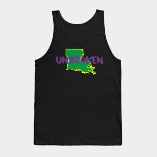 Unbroken Mardi Gras Tank Top